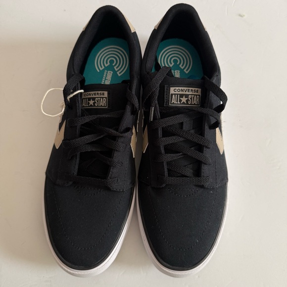 Converse Sneakers Black and Tan Sneakers men 11.5 women 13 - Picture 5 of 12